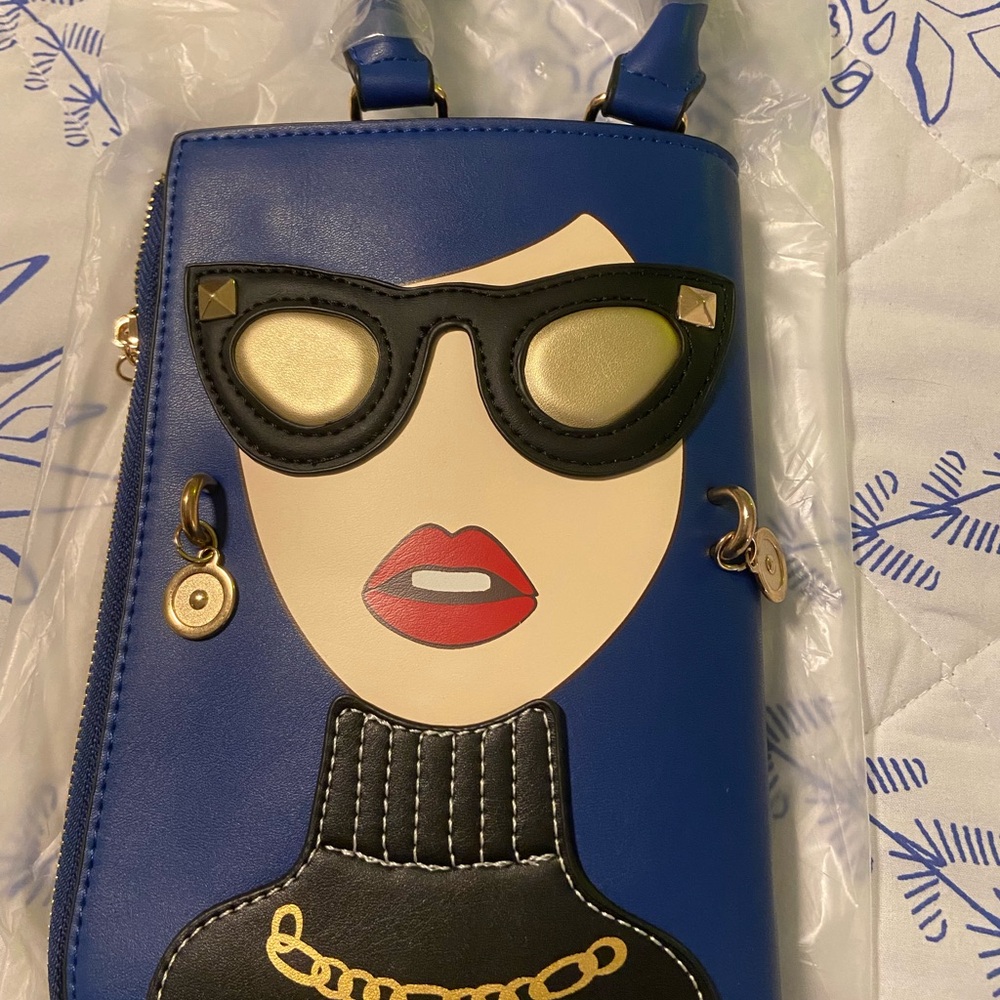 Stylish Blue Graphic Women's Bag